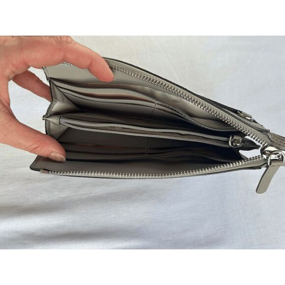 Kate Spade Gray Zipper Wallet - Picture 2 of 6